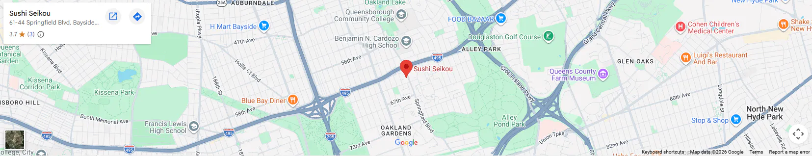 Location 61-44 Springfield Blvd, Bayside, NY 11364 Location 61-44 Springfield Blvd, Bayside, NY 11364
