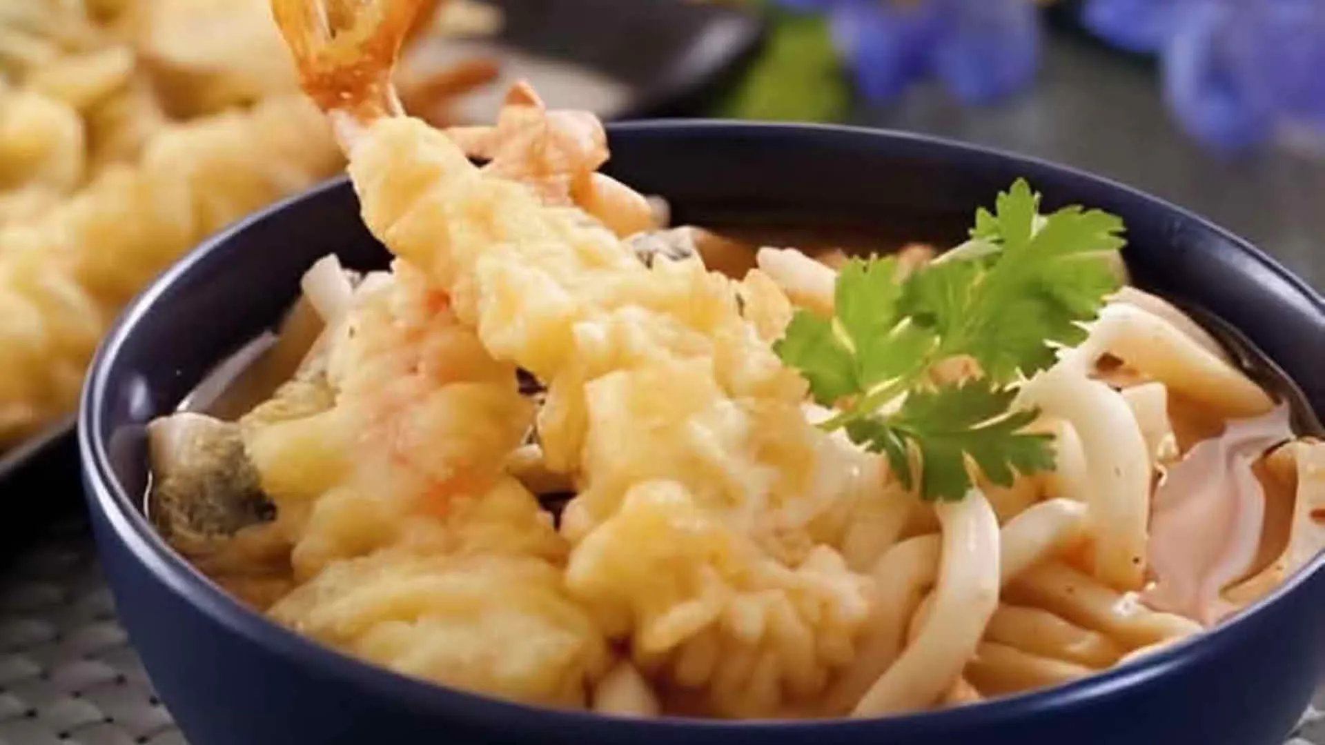 Tempura Udon Soup at Sushi Seikou, Japanese Restaurant in Bayside